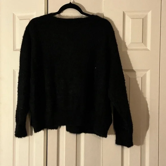 Cupshe Black Cardigan with Bow Details - Picture 4 of 4